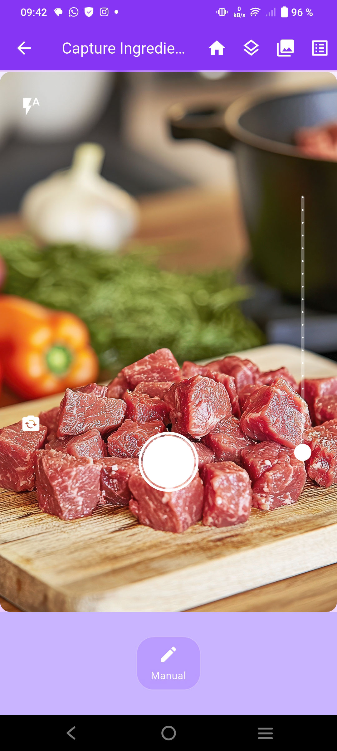 Kitchen Assistant Ingredient Capture